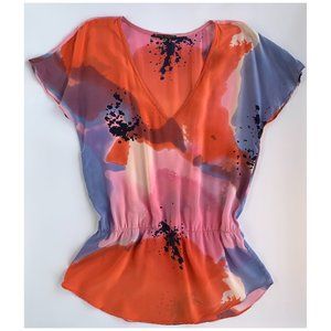 Sugarlips- Pure Sugar Drop Waist Watercolor Silk